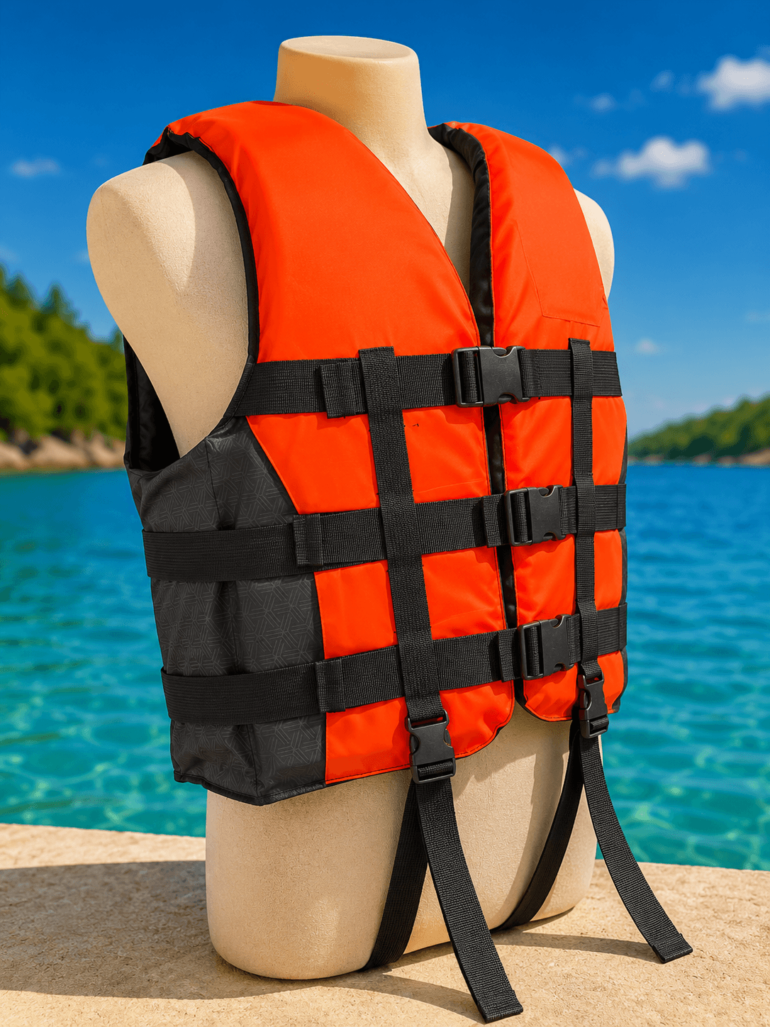 Imported Style Life Jacket (200 kg capacity) - Image 3